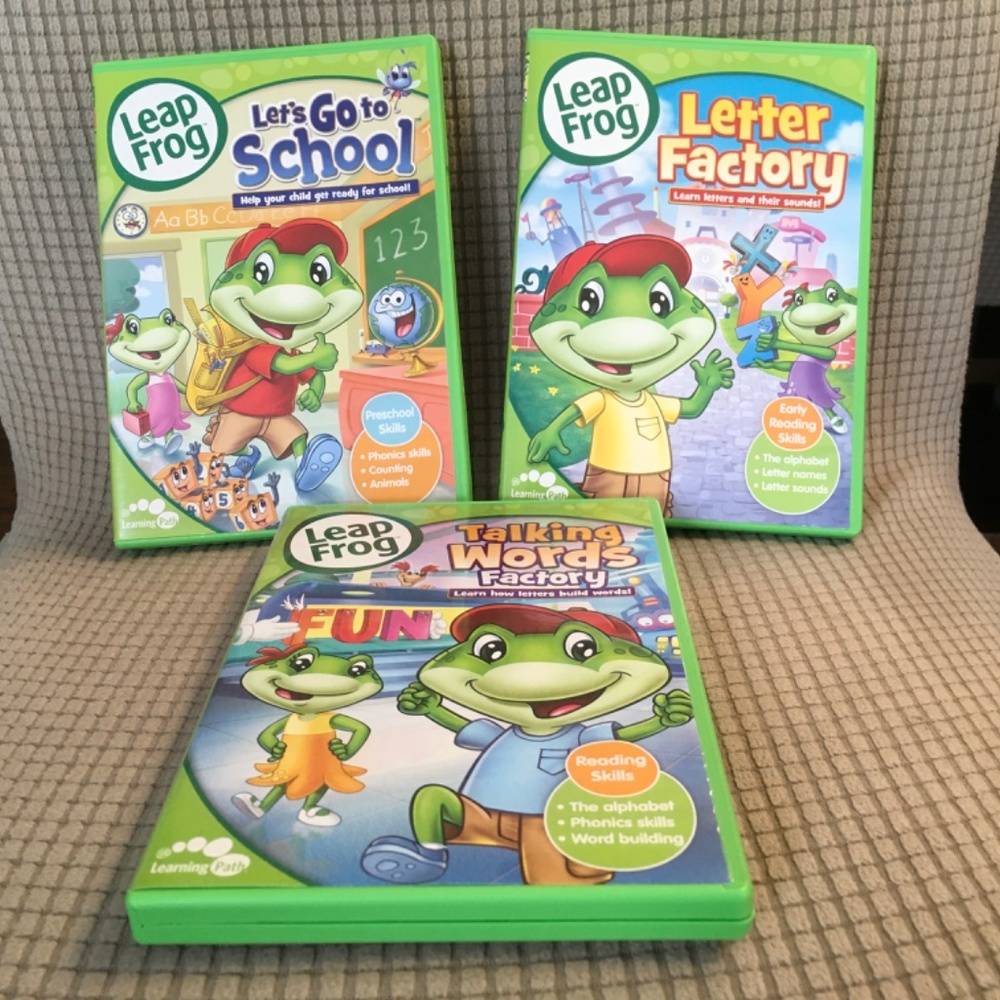 Leap Frog Learning DVD Set with Flashcards - Picture 5 of 8